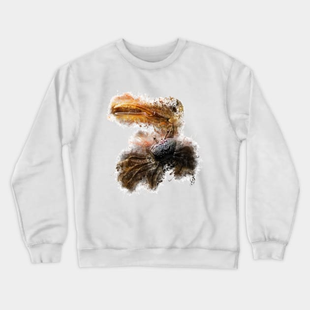 Fiddler Crab Crewneck Sweatshirt by ElviraDraat